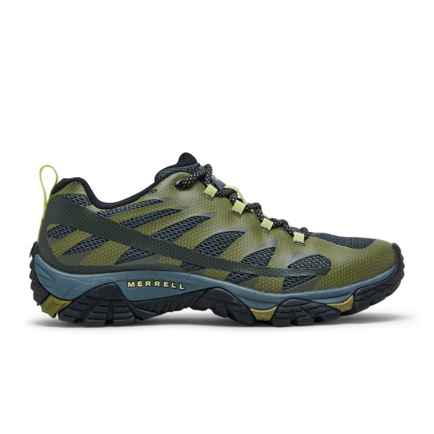 Chaussures Randonnée Merrell Moab Edge 2 Vert Olive Homme | R.I.AUBN